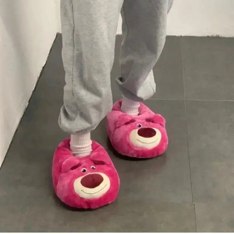 PANTOUFLESPELUCHEROUGE5