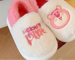 PANTOUFLE FRAISE POUR FILLE - Vignette | Pantouflechic