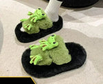 PANTOUFLE GRENOUILLE DUVETEUSES - Vignette | Pantouflechic