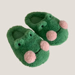 PANTOUFLE GRENOUILLE VERT - Vignette | Pantouflechic