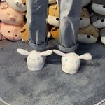 PANTOUFLE LAPIN BLANC JOLI - Vignette | Pantouflechic
