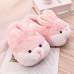 PANTOUFLES LAPIN ROSE - Vignette | Pantouflechic