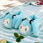 PANTOUFLES MIGNONNES BLEU - Vignette | Pantouflechic