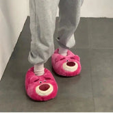 PANTOUFLESPELUCHEROUGE5