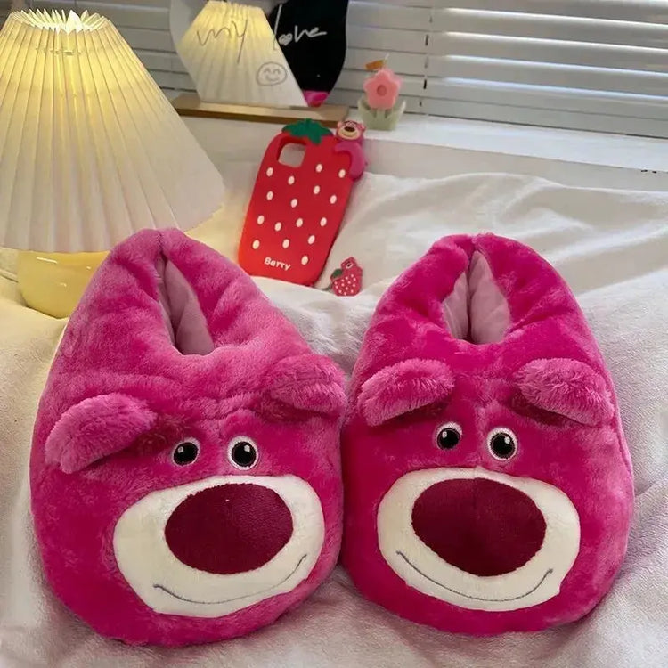 PANTOUFLESPELUCHEROUGE6