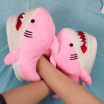 PANTOUFLES REQUIN GRIS - Vignette | Pantouflechic