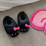 PANTOUFLES ROUGE ET BLANC - Vignette | Pantouflechic