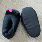 PANTOUFLES ROUGE ET BLANC - Vignette | Pantouflechic