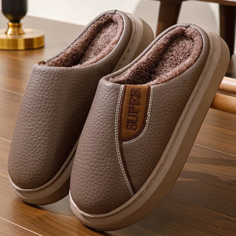 PANTOUFLES CHAUDES EN COTTON BEIGE05