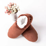 PANTOUFLES EN COTTON BLEU - Vignette | Pantouflechic