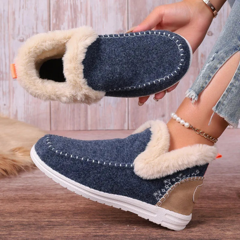 PANTOUFLES EN LAINE MOUTON BEIGE