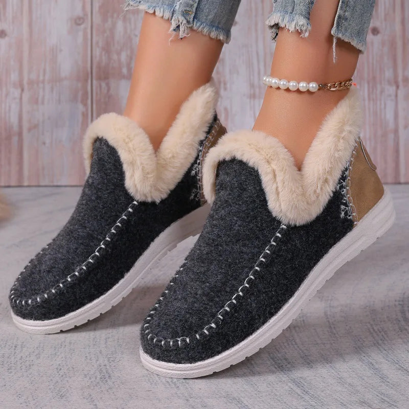 PANTOUFLES EN LAINE MOUTON BEIGE