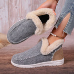 PANTOUFLES EN LAINE MOUTON BEIGE - Vignette | Pantouflechic