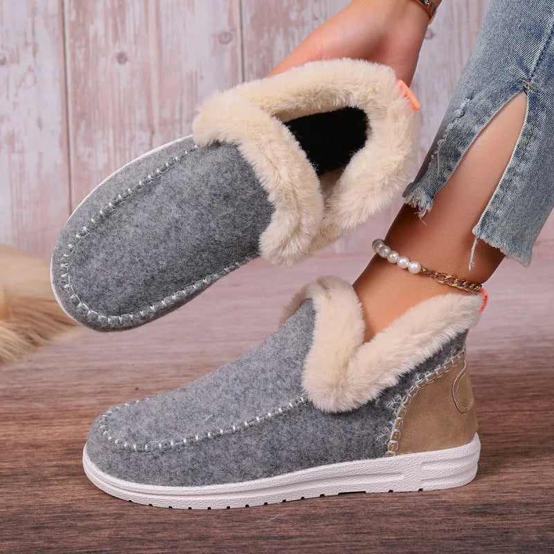 PANTOUFLES EN LAINE MOUTON BEIGE