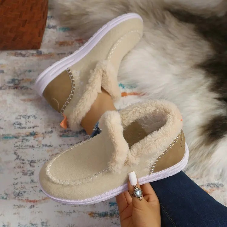 PANTOUFLES EN LAINE MOUTON BEIGE
