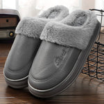 PANTOUFLES EN PEAU DE CUIR - Vignette | Pantouflechic