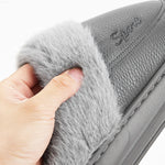 PANTOUFLES EN PEAU DE CUIR - Vignette | Pantouflechic