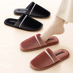 PANTOUFLES  EN VELOURS ROUGE - Vignette | Pantouflechic