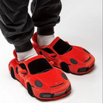 PANTOUFLES  EN VOITURE EN PELUCHE - Vignette | Pantouflechic