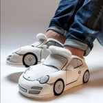 PANTOUFLES  EN VOITURE EN PELUCHE - Vignette | Pantouflechic