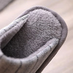 PANTOUFLES MARRON EN POLAIRE - Vignette | Pantouflechic