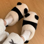 PANTOUFLES SOUPLES NOIR ET BLANC - Vignette | Pantouflechic