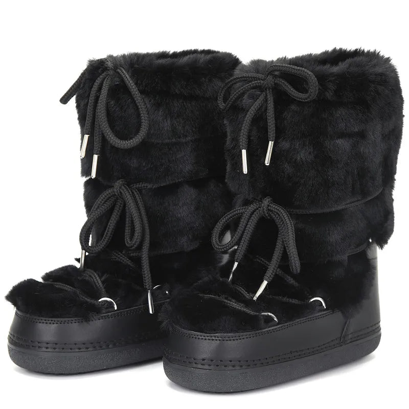PANTOUFLE BOTTES DE NEIGE FEMME