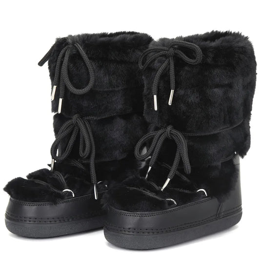 PANTOUFLE BOTTES DE NEIGE FEMME