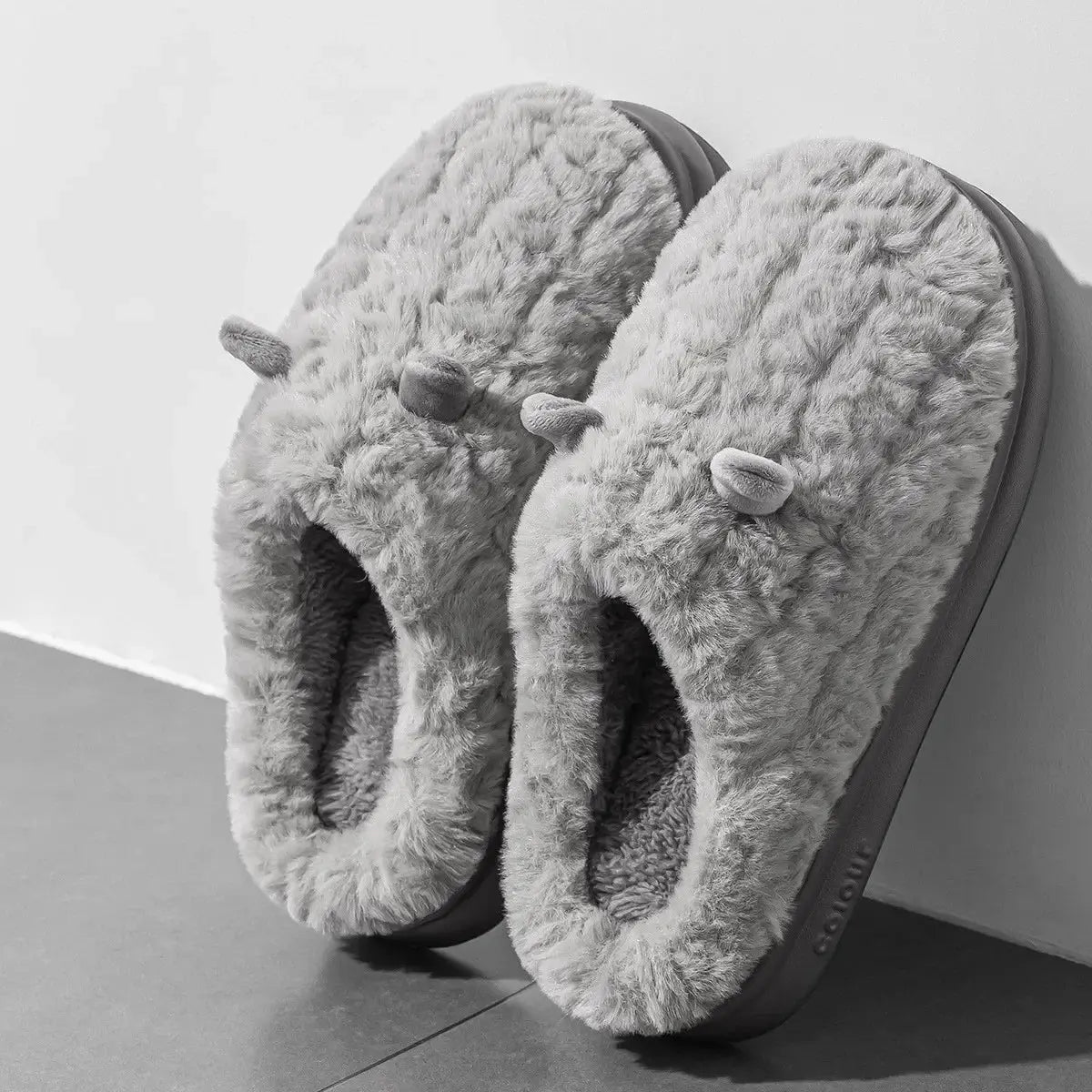 PANTOUFLE FOURRÉES HOMME ROBUSTES