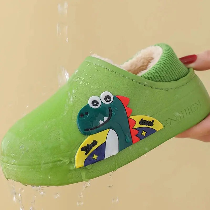 Pantoufle Dinosaure Garçon Fille4