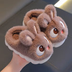 PANTOUFLES LAPIN POUR FILLETTE - Vignette | Pantouflechic