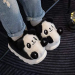 PANTOUFLES NOIR ET BLANC POUR ENFANT - Vignette | Pantouflechic