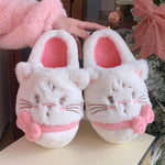 PANTOUFLES REMBOURRÉES EN COTON FILLE - Vignette | Pantouflechic