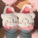 PANTOUFLES REMBOURRÉES EN COTON FILLE - Vignette | Pantouflechic