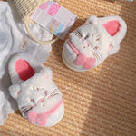 PANTOUFLES REMBOURRÉES EN COTON FILLE - Vignette | Pantouflechic