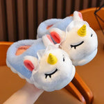 PANTOUFLES LICORNE POUR ENFANT - Vignette | Pantouflechic