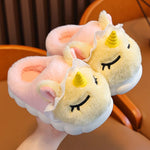 PANTOUFLES LICORNE POUR ENFANT - Vignette | Pantouflechic